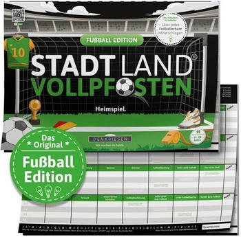 Stadt Land Vollpfosten Fußball-Edition