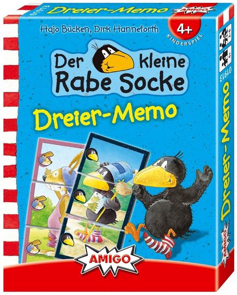 Der kleine Rabe Socke - Dreier-Memo