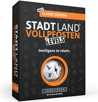 DENKRIESEN - Stadt Land Vollpfosten? Levels - Klassik Edition | 60 Spielkarten...