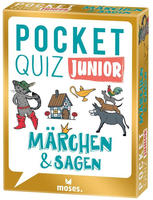 MOSES 52334, MOSES. VERLAG 52334 Pocket Quiz junior M&auml;rchen & Sagen