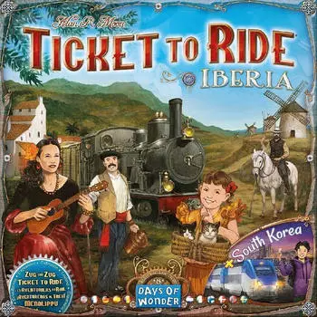 Ticket to Ride Iberia and South Korea (englisch)