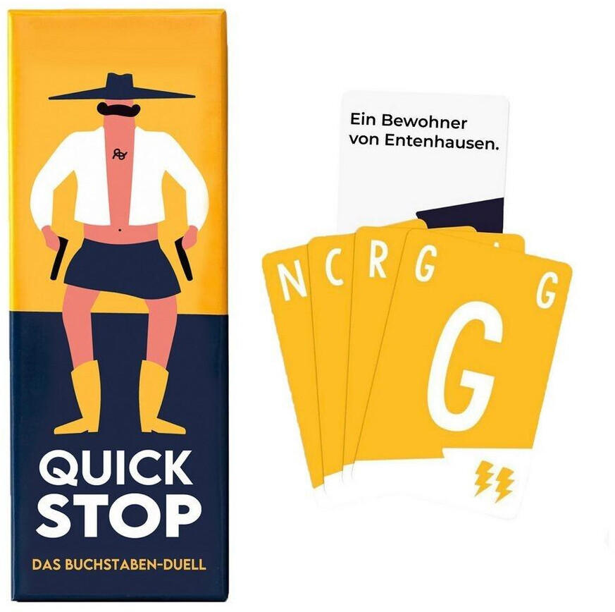 ATM Gaming Quickstop - Das Buchstaben-Duell - Kartenspiel für ...