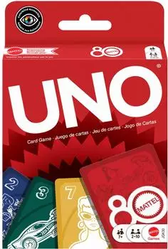 UNO Mattel 80Th Ruby Red