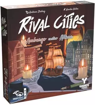Rival Cities - Hamburg gegen Altona, Gesellschaftsspiel für 2 Spieler, ab 10 Jahren (GHE313)