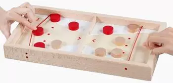 Super Puck Brettspiel, 2 in 1