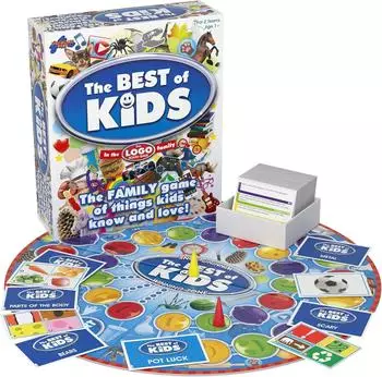 LOGO Best of Kids Mini Brettspiel, Quizspiel, ab 7 Jahren (T73791)