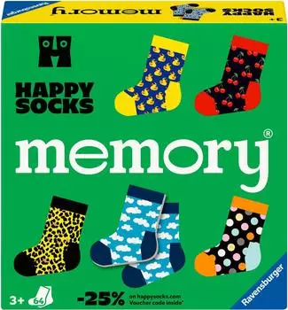 Memory Happy Socks Ged&auml;chtnisspiel (24702)