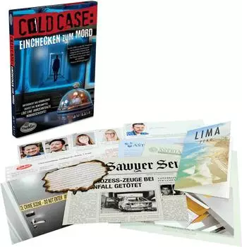 ThinkFun Cold Case: Einchecken zum Mord - Kombinationsspiel