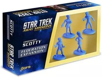 Classic Federation Away Team 2: Scotty, Sulu, Uhura, Leslie