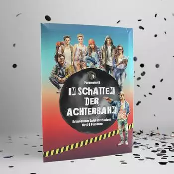 WYRMGOLD PARPB012 Parameter B Im Schatten der Achterbahn - Krimi-Dinner Spiel f&uuml;r 4 Personen