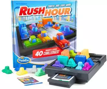 Rush Hour Logik-Puzzle 40 Herausforderungen, ab 8 Jahren (76598)