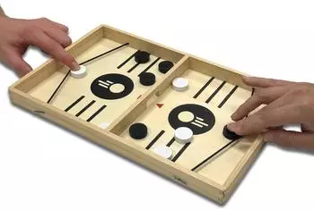 Sling Puck Spiel Tisch-Hockey, schwarz/wei&szlig; (2000149)