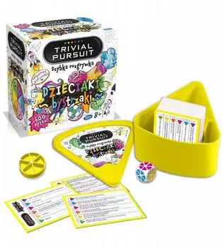 Trivial Pursuit Dzieciaki Bystrzaki, Kartenspiel für Kinder
