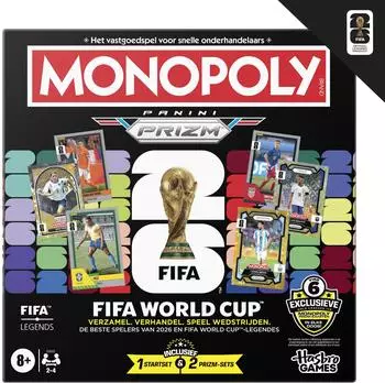 Monopoly Panini Prizm: FIFA World Cup Fußball-Brettspiel