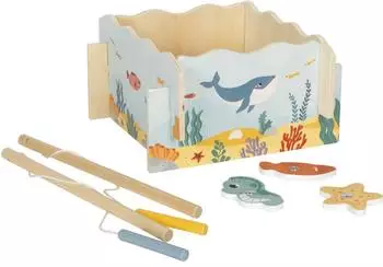 Angelspiel Geschicklichkeitsspiel, Holz, bunt (12627)
