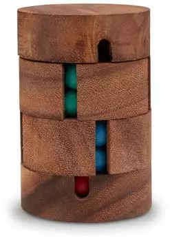 Revolve Drehpuzzle aus Holz mit farbigen Kugeln (156)