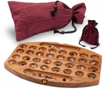 Bao Spiel Gr. L oval mit 75 Edelsteinen (453)