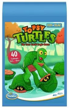 Flip n' Play Topsy Turtles Reise-Logikspiel ab 8 Jahren (76576)