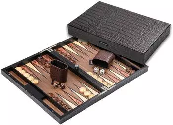 Backgammon Pondikonisi, Holz, Magnetverschluss, medium (1185)