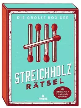 Die große Box der Streichholzrätsel, 50 Rätselkarten (4033477040343)