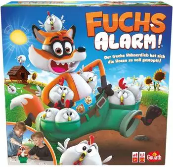 Fuchs-Alarm! Geschicklichkeits- & Reaktionsspiel, 2-4 Spieler, ab 4 Jahren (935406)