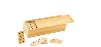 Domino Geschicklichkeitsspiel aus Bambus (2-4 Spieler)