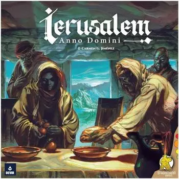 Ierusalem: Anno Domini &ndash; Strategisches Brettspiel, 1&ndash;4 Spieler (STR24001)