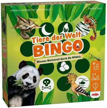 Tiere der Welt &ndash; Bingo Familienspiel (2012719001)