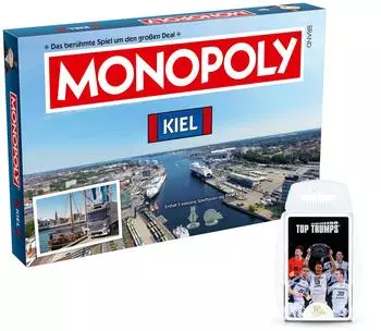 Monopoly Kiel inkl. Top Trumps THW Kiel (Cityedition)