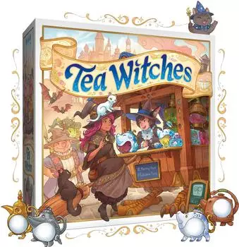 Tea Witches Brettspiel, 2-4 Spieler, ab 12 Jahren (HB182-817-002500-03)