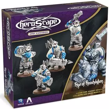 Heroscape: Rising Tide – Knight Primus Adelbern & Ordo Borealis Armee-Erweiterung (RGS02760)