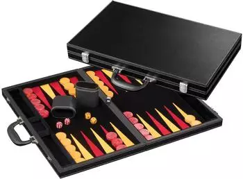 Donousa Backgammon gro&szlig;, Kunstleder (1735)