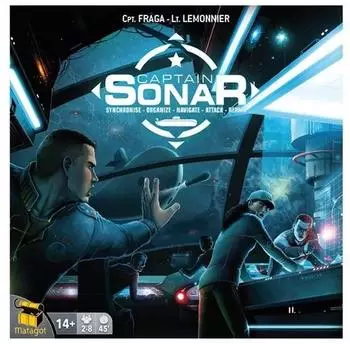 Captain Sonar Brettspiel, 2-8 Spieler, ab 14 Jahren (CPT101)