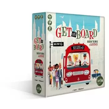 Get on Board: New York & London, Brettspiel 2-5 Spieler (51827)