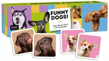 Memo-Spiel: Funny Dogs! (4260478342729)