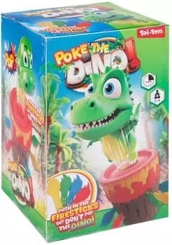 Piekse den Dino Vulkan Geschicklichkeitsspiel für Kinder (51556A)