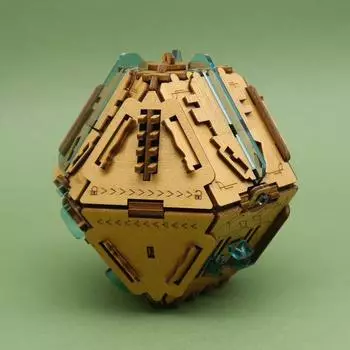 Stein der Weisen Escape Room Puzzle Box, Acryl (Philosopher's Stone)