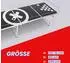 Bierpong Tisch klappbar, Aluminium, 240x60x70cm (06641)