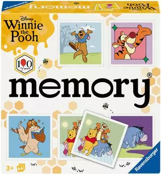 memory&reg; Winnie Puuh, Gesellschaftsspiel ab 3 Jahren (25085)