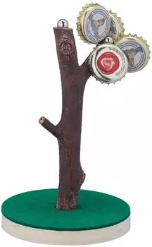 Kronkorkenbaum Bierdeckelbaum Holz, bunt