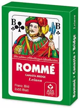 Romm&eacute; Leinenpr&auml;gung, franz&ouml;sisches Bild
