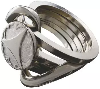 Huzzle Cast Ring II Metall-Puzzle Schwierigkeitsgrad 5 (515086)