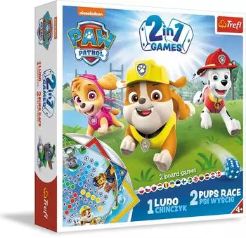 Paw Patrol Spielbrett 2-in-1, mehrfarbig (01896)