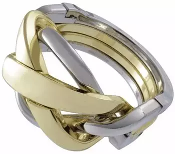Huzzle Cast Ring Denkspiel Schwierigkeitsgrad 4 (515051)