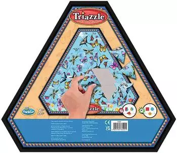 Triazzle Schmetterlinge Logikpuzzle, ab 8 Jahren (76492)