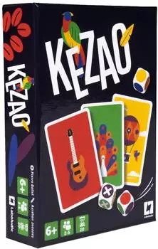 Kezao Kartenspiel mit 4 W&uuml;rfeln, 2-6 Spieler