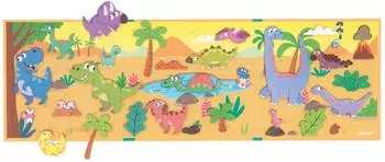 Magneti'Stories Dinosaurier, Magnetspiel, 3-8 Jahre (J05450)