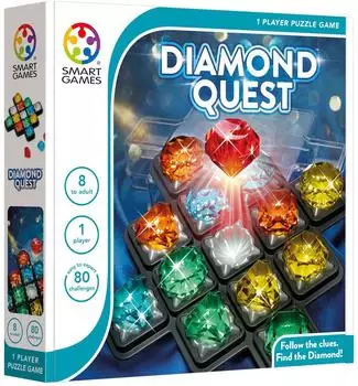 Diamond Quest Denkspiel, 1 Spieler, 80 Herausforderungen (SG093)