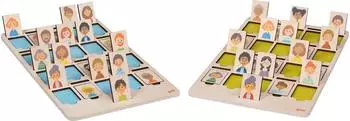 Wer wird gesucht? Ratespiel aus Holz, 42-teilig (56311)
