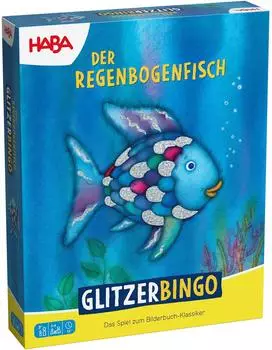 Regenbogenfisch Glitzer-Bingo, Farbenspiel, ab 3 Jahren (2013959001)